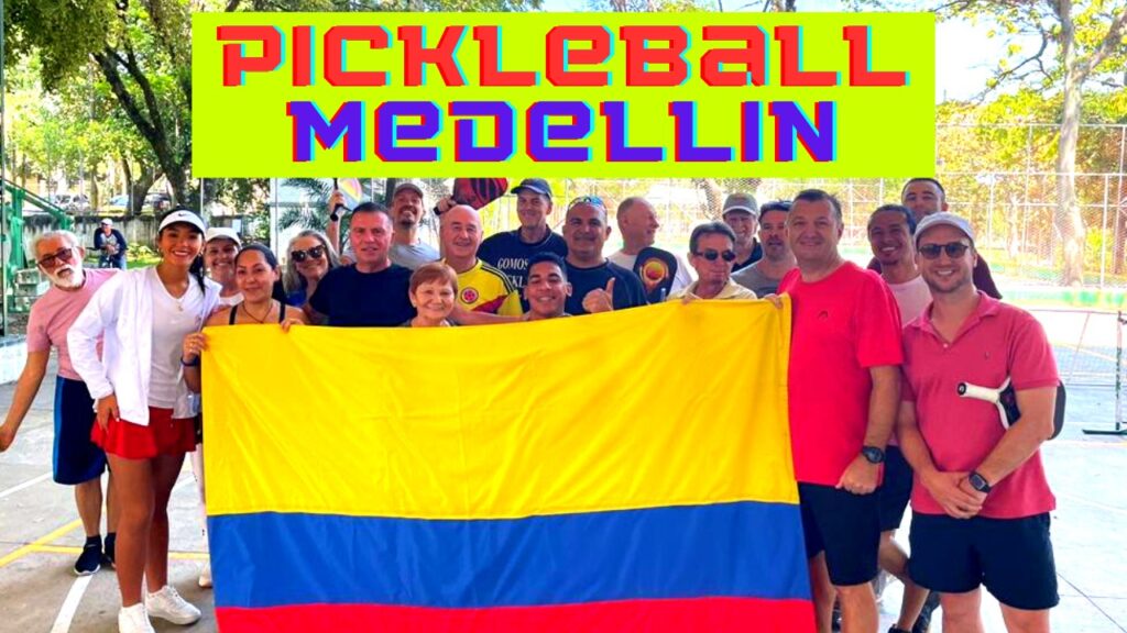 Playing pickleball in Medellin, Colombia is a good date option to bring a girlfriend.