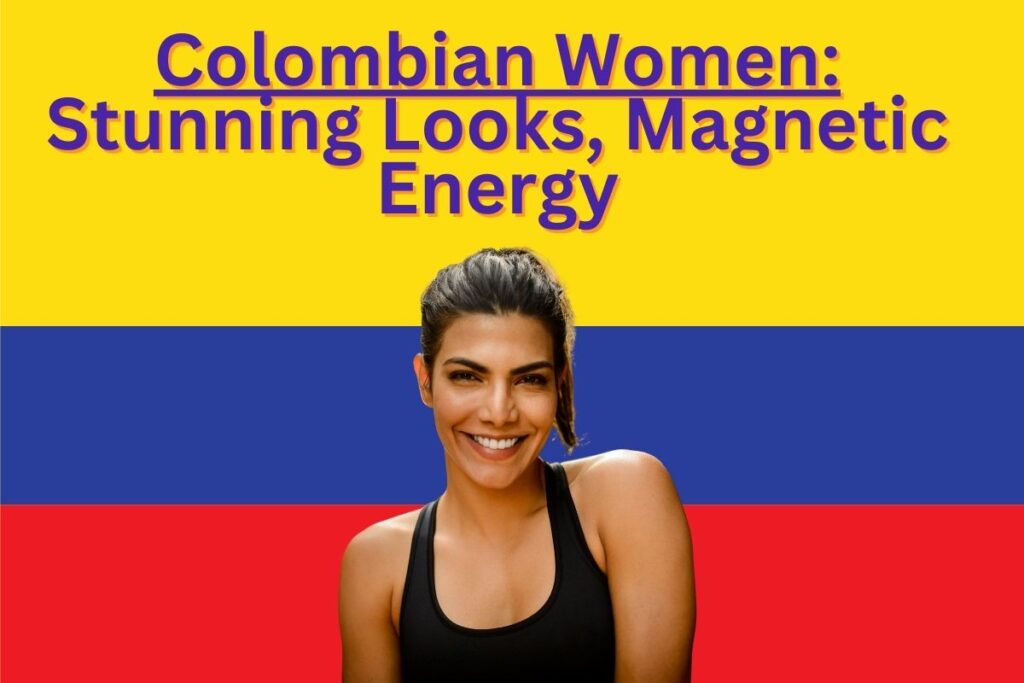 Colombian woman graphic.